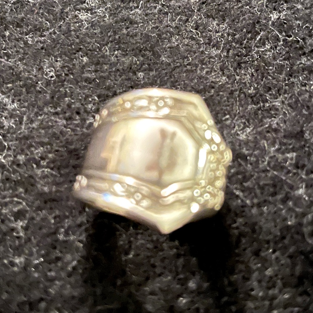 Silver Spoon Ring, size 7
